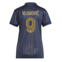 Maglia Calcio Juventus Dusan Vlahovic #9 Terza Divisa Donna 2024-25 Manica Corta